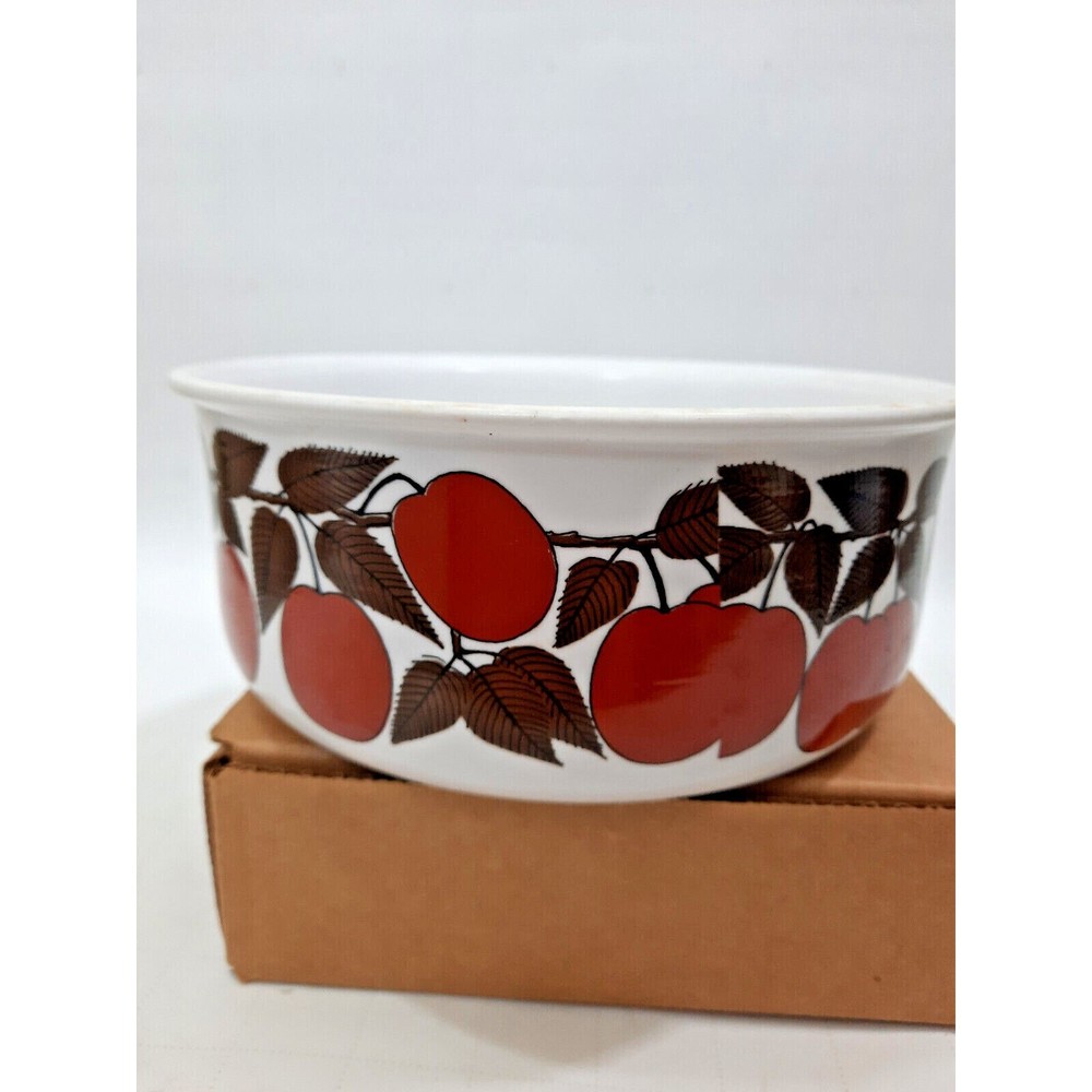 THOMAS Flammfest Open Vegetable Bowl 7.5"  made in Germany cherry pattern